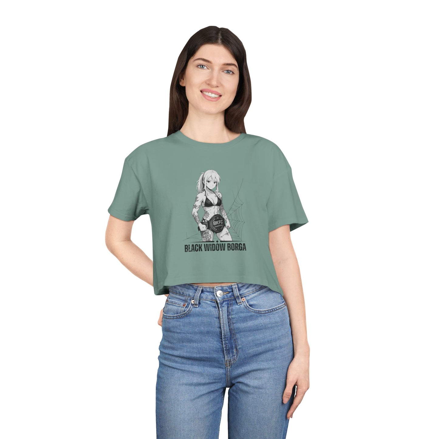 Anime Borga Crop Top
