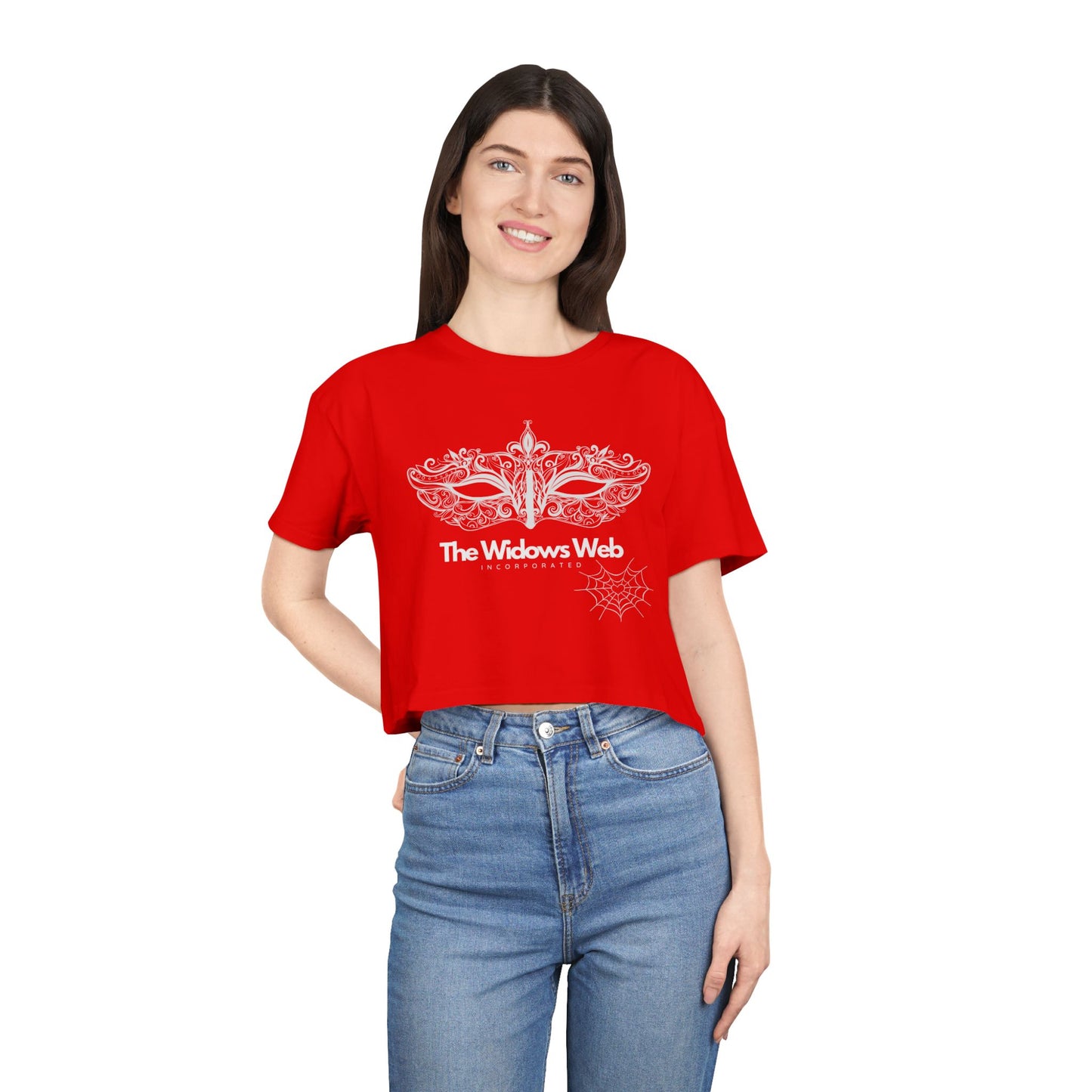 Widow’s Web Crop Top