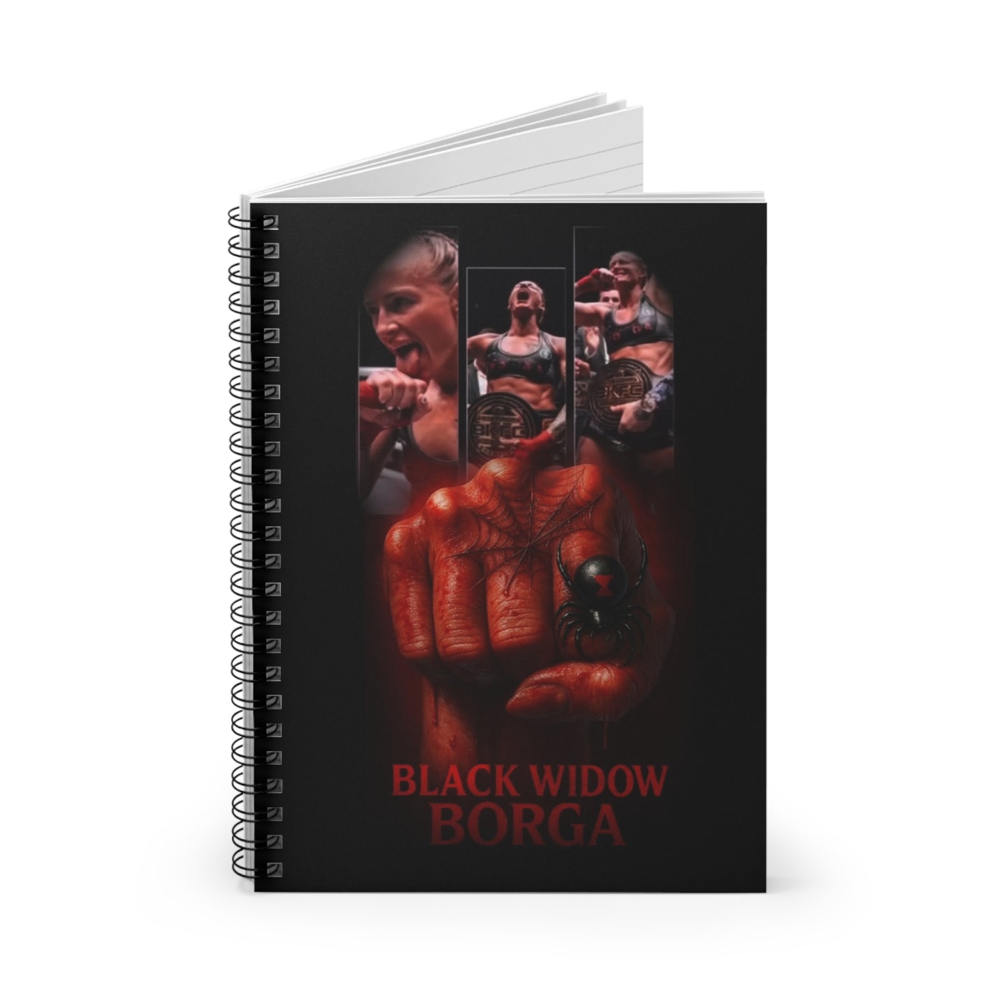 Spiral Notebook - Black Widow Borga