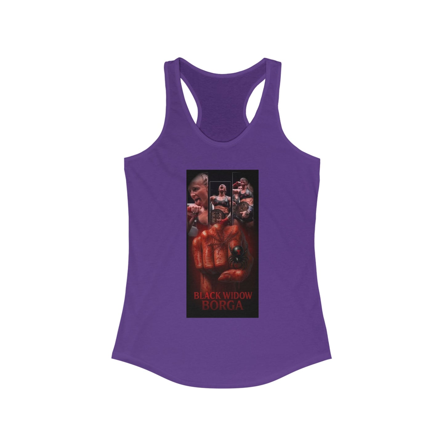Black Widow Borga Racerback Tank Top
