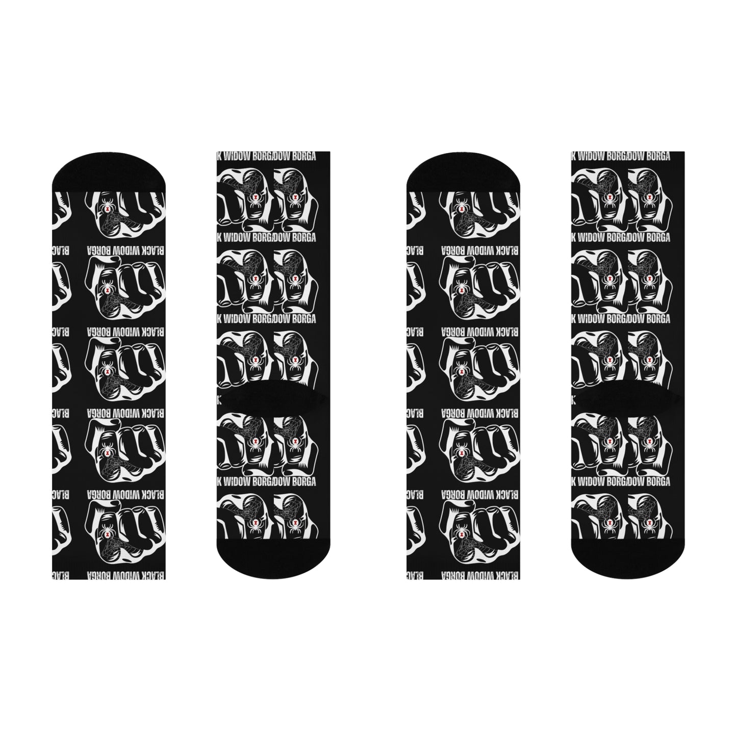 Black Widow Crew Socks