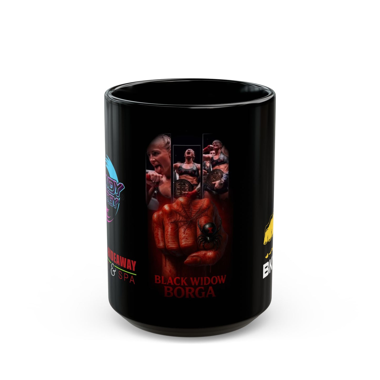Black widow Borga Black Mug 15oz