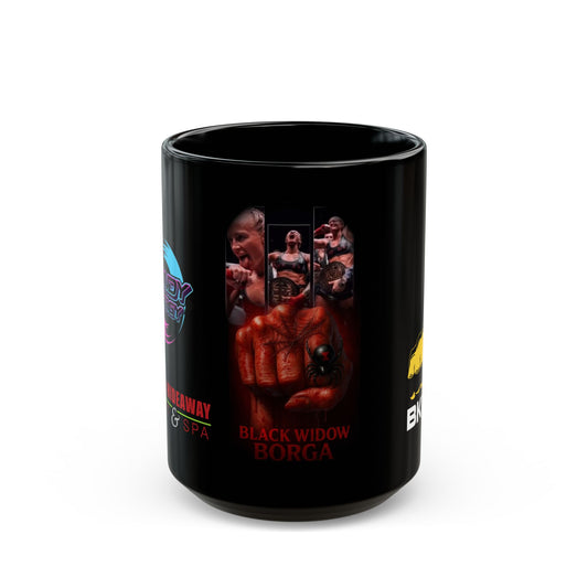 Black widow Borga Black Mug 15oz