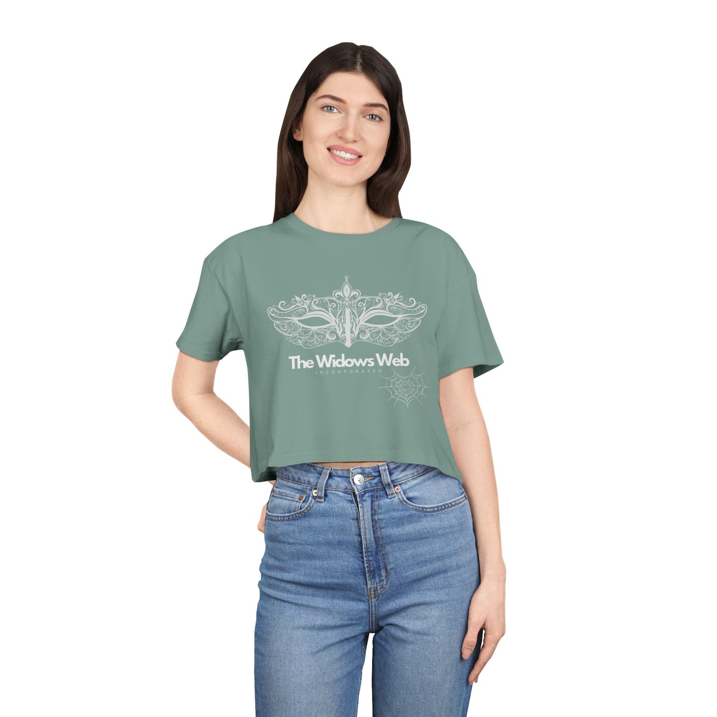 Widow’s Web Crop Top