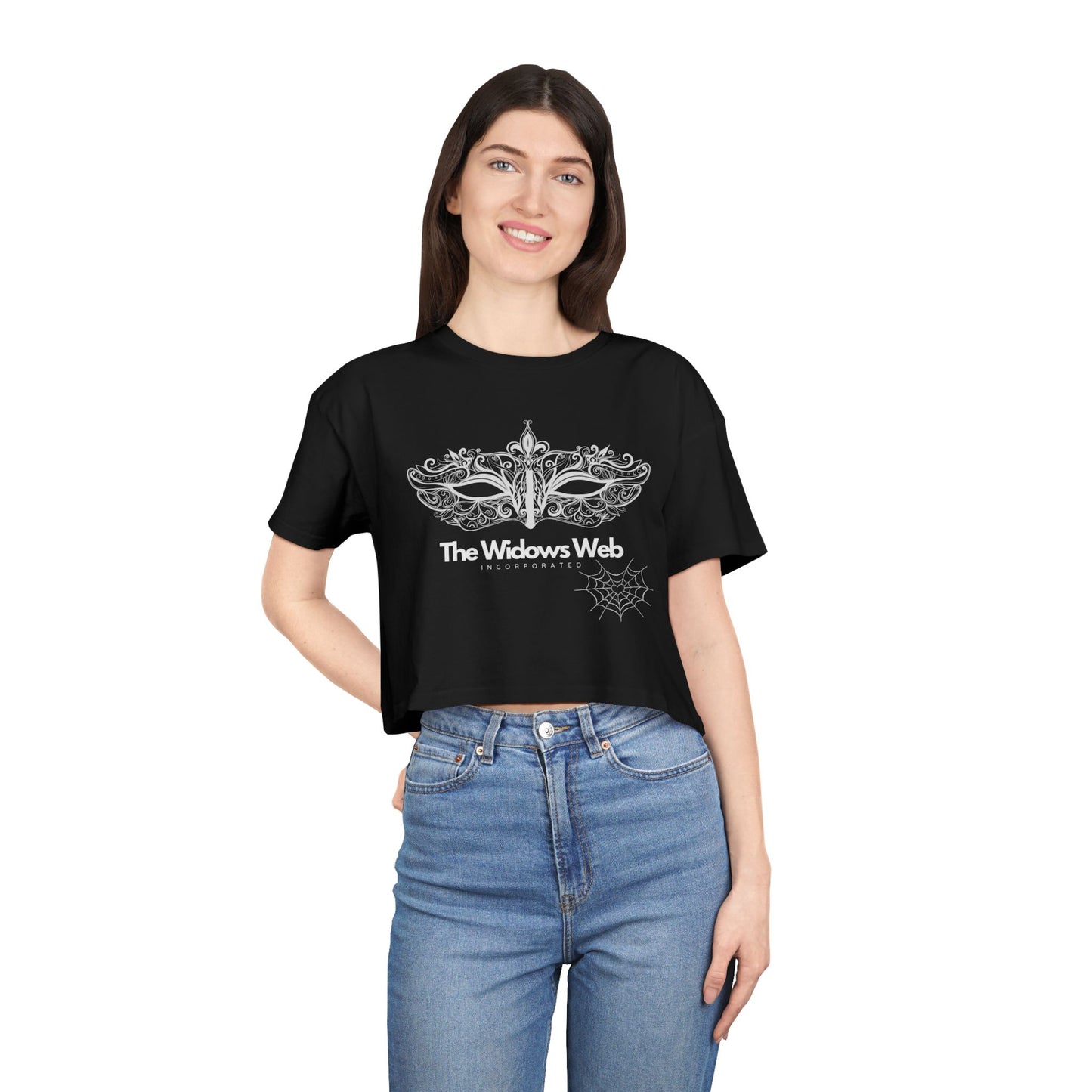 Widow’s Web Crop Top