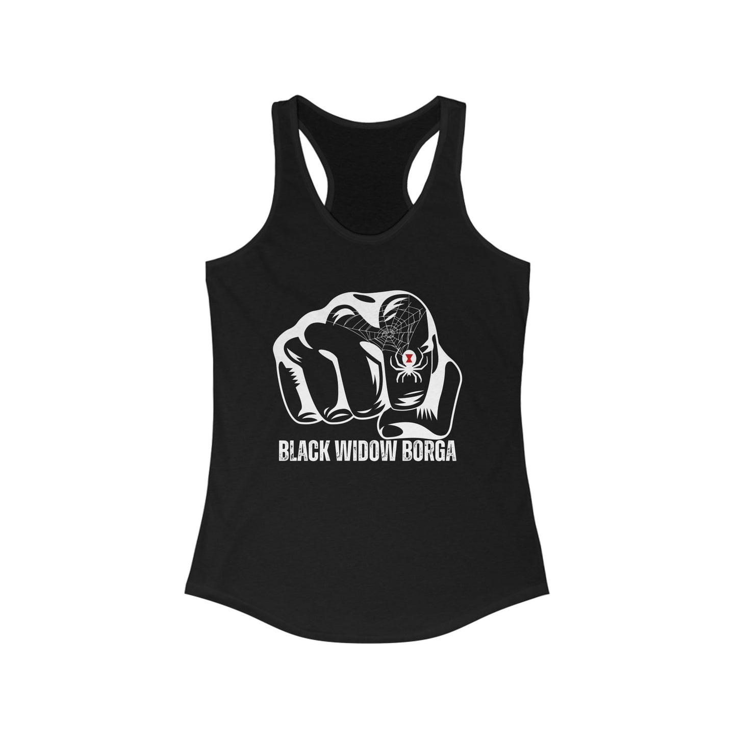 Black Widow Borga Racerback Tank Top