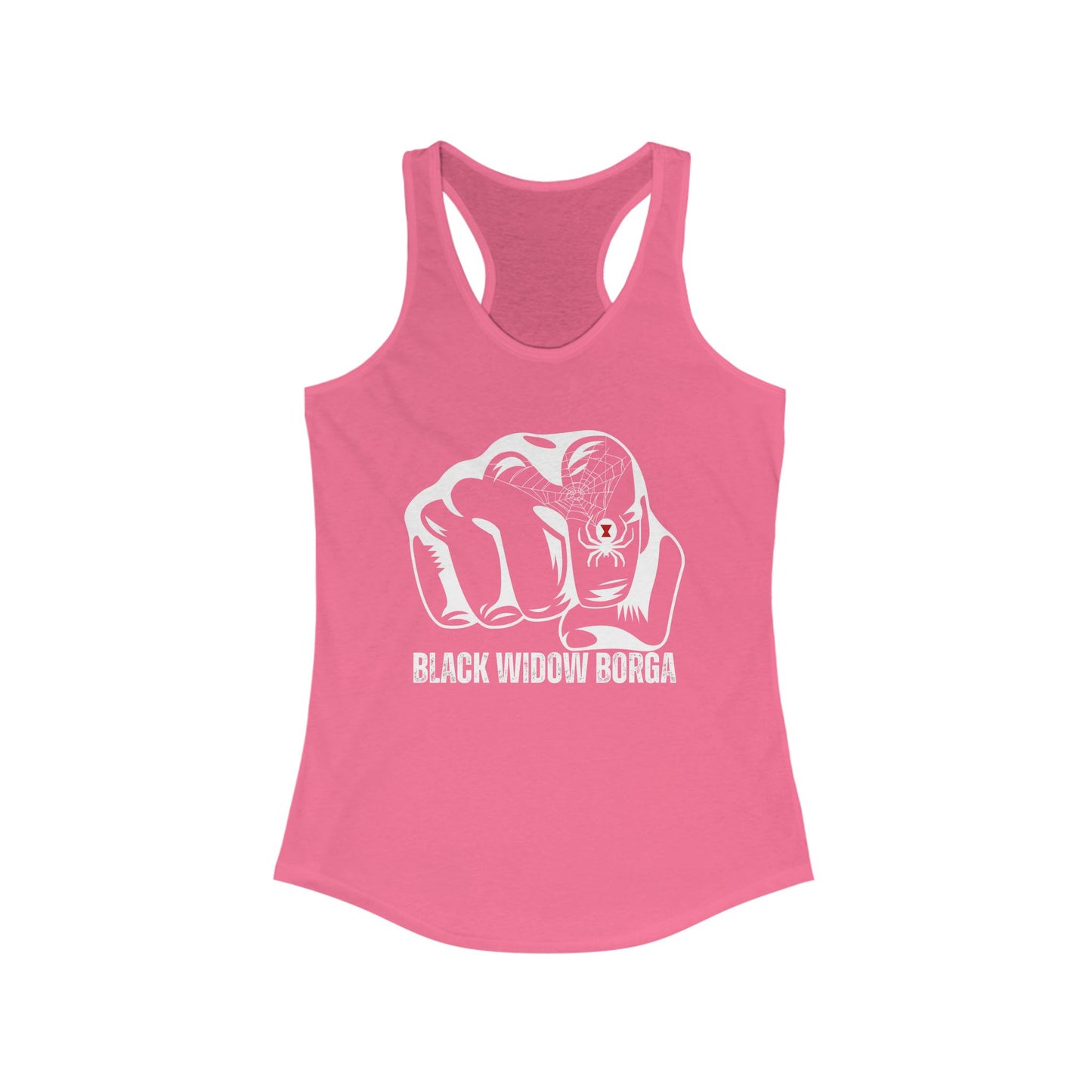 Black Widow Borga Racerback Tank Top
