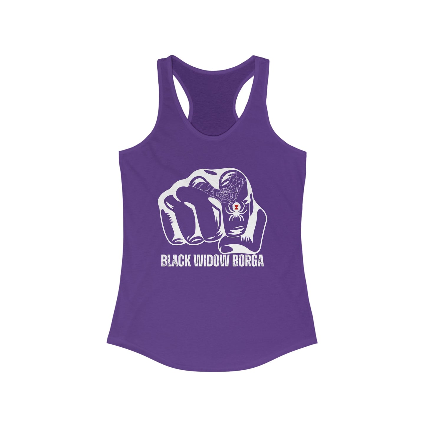Black Widow Borga Racerback Tank Top